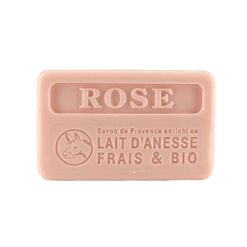 Rose Organic Donkey Milk Soap 100g | French Soap Store